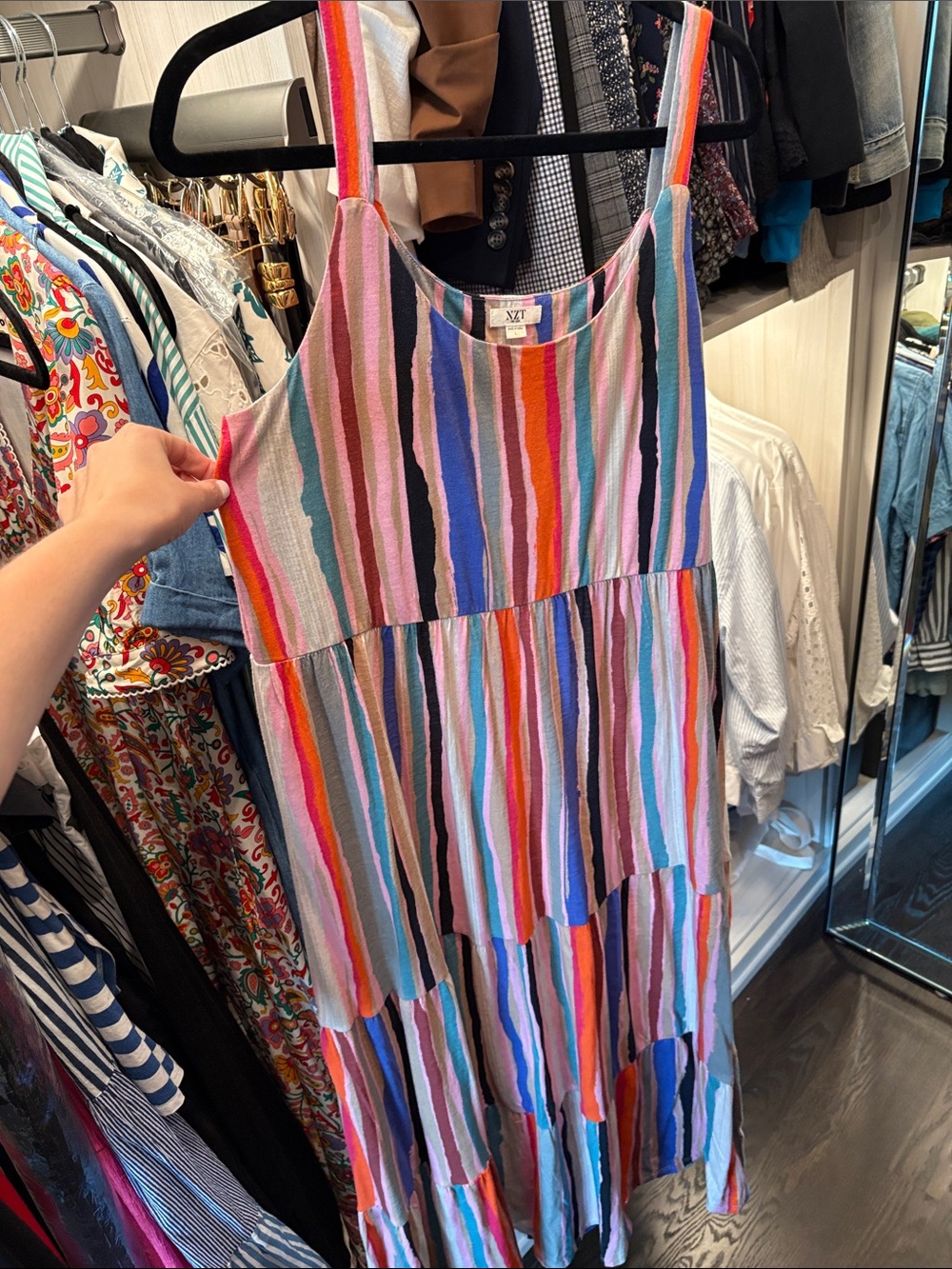 Nic + Zoe tank dress- L